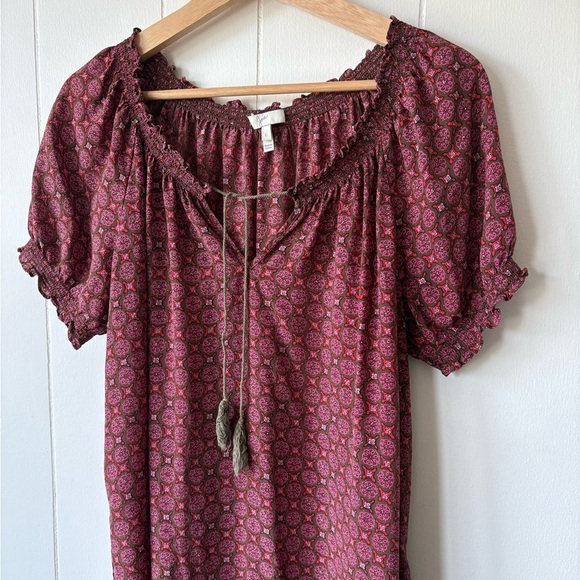 Joie 100% Silk Blouse | Size Large - Picture 3 of 7